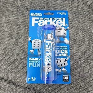 CLASSIC SIX DICE FARKEL FARKLE DICE GAME NEW IN PACKAGE